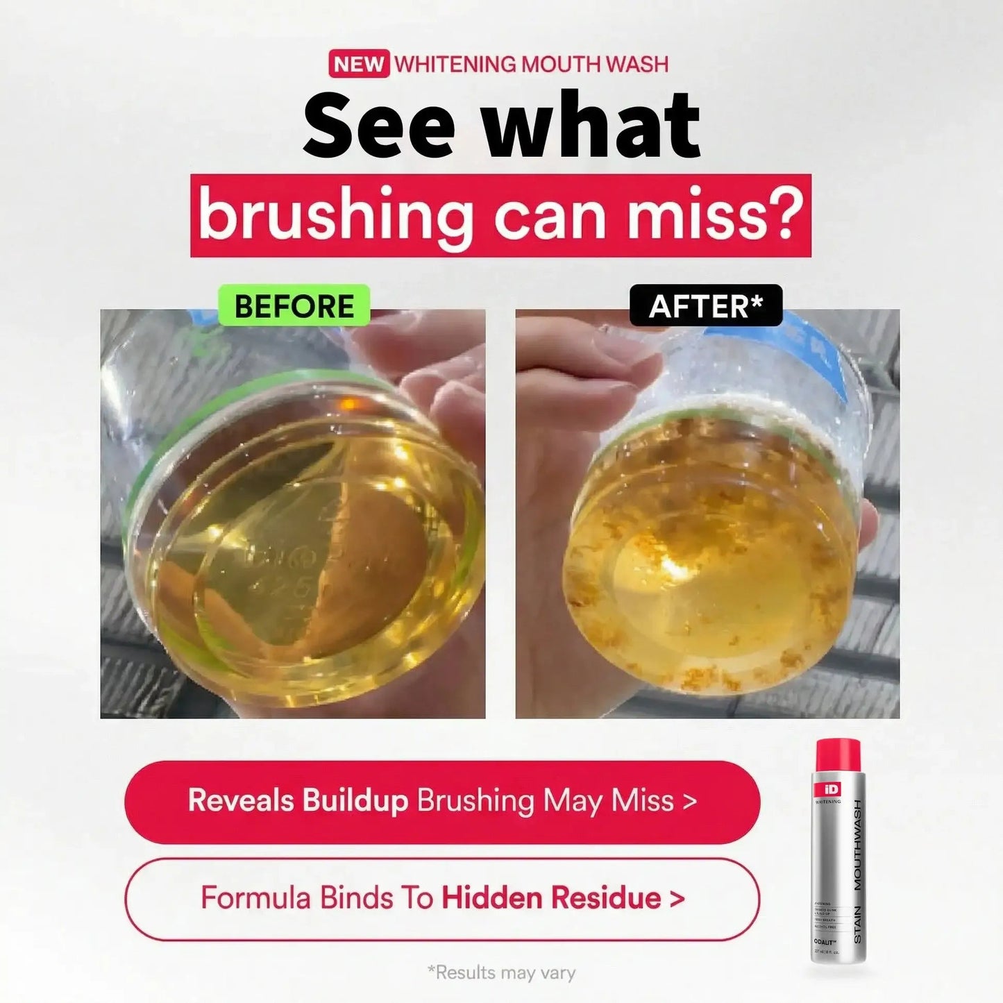 🦷Power Stain-Removing Mouthwash – Brighter Teeth in Every Rinse