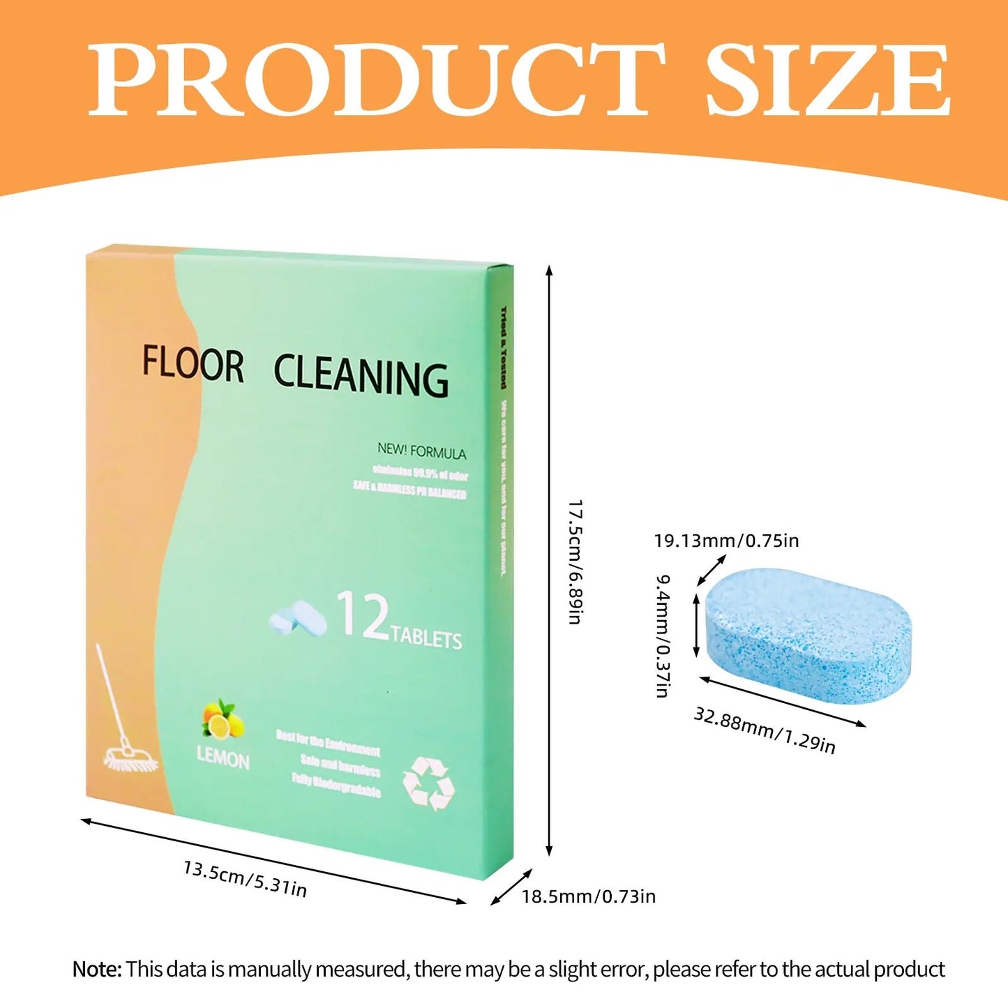 š§¼Premium Lemon Floor Cleaning Tablets