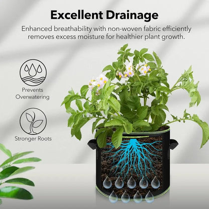 🌱[45% OFF TODAY] 5-Gallon Grow Bags (5-Pack)