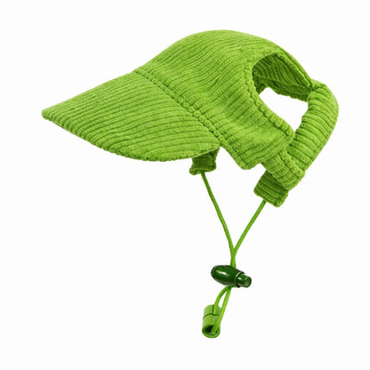 Corduroy Dog Sun Hat – Cute UV-Shade Hat for Sunny Walks