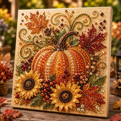 🍂✨Autumn Pearl & Rhinestone Mosaic Kit