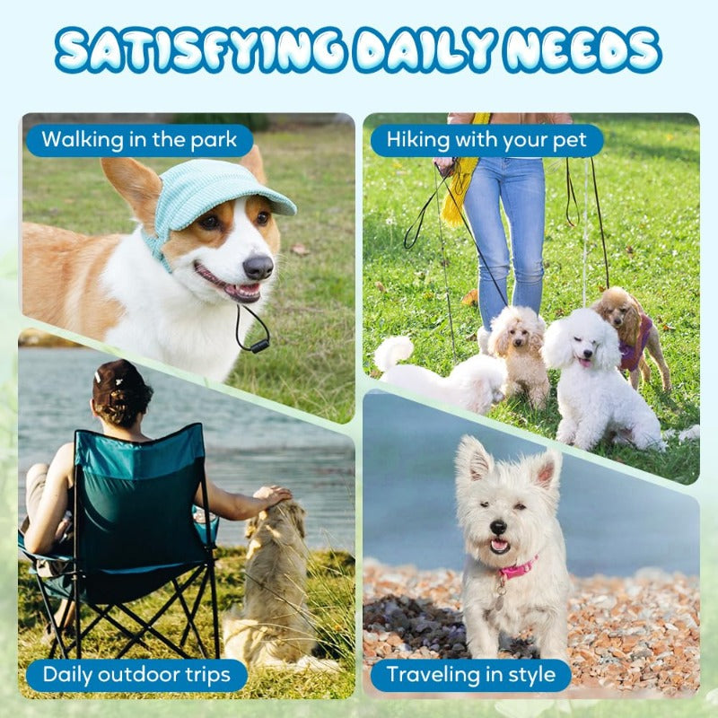Corduroy Dog Sun Hat – Cute UV-Shade Hat for Sunny Walks