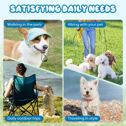 Corduroy Dog Sun Hat – Cute UV-Shade Hat for Sunny Walks