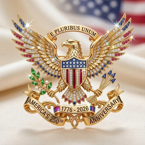 US 250th Anniversary Brooch Pin 🎖️