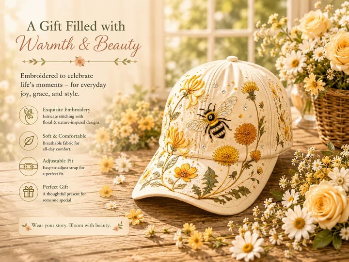 🌸🌿 Garden Morning Cap (✨2026 Limited Edition)