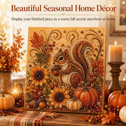 🍂✨Autumn Pearl & Rhinestone Mosaic Kit