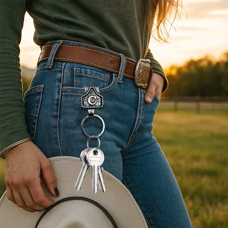 Vintage Letter Keychain🤠