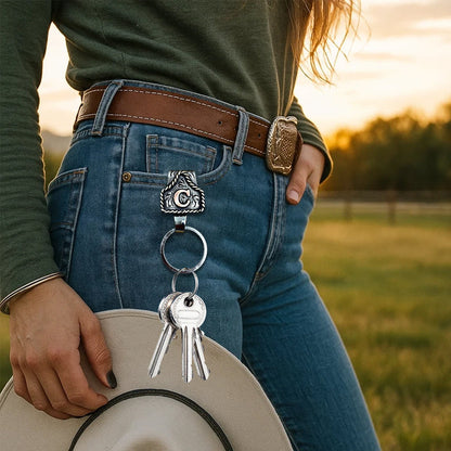 Vintage Letter Keychain🤠