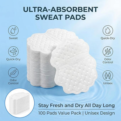 💧✨ Invisible Underarm Sweat Pads