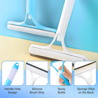 ✨ Streak-Free 3-in-1 Glass Cleaner – Spray, Wipe & Scrape for a Perfect Finish! 🧽