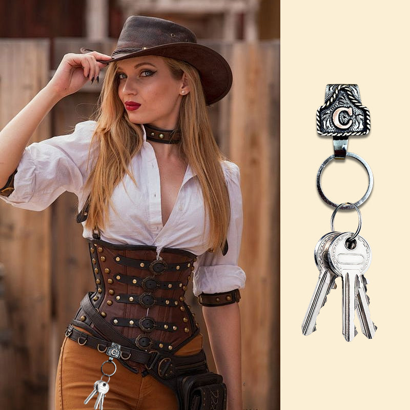 Vintage Letter Keychain🤠