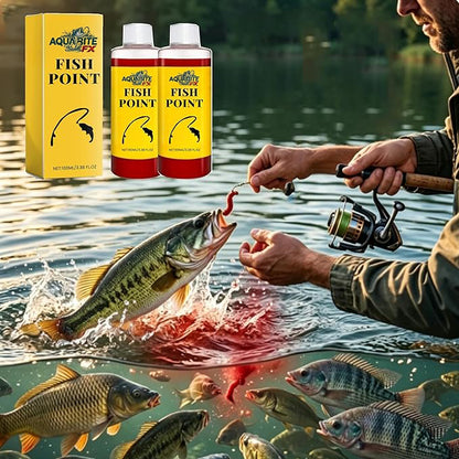 🎣 AquaBite FX™ Ultimate Fish Attractant – Fast-Acting Red Worm Formula 🐟