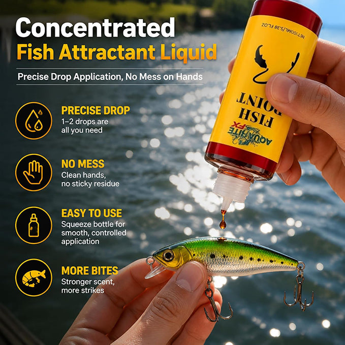 🎣 AquaBite FX™ Ultimate Fish Attractant – Fast-Acting Red Worm Formula