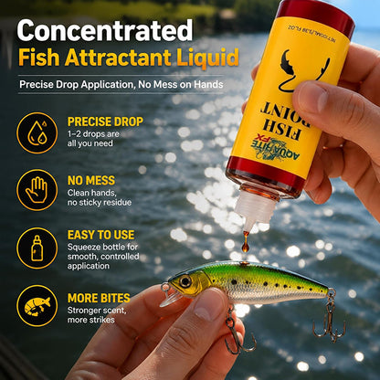 🎣 AquaBite FX™ Ultimate Fish Attractant – Fast-Acting Red Worm Formula