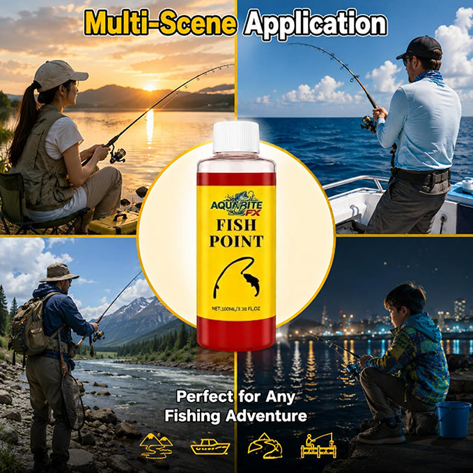 🎣 AquaBite FX™ Ultimate Fish Attractant – Fast-Acting Red Worm Formula