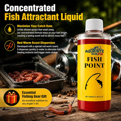 🎣 AquaBite FX™ Ultimate Fish Attractant – Fast-Acting Red Worm Formula 🐟