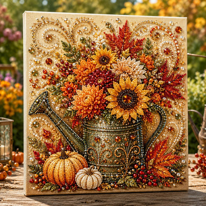 🍂✨Autumn Pearl & Rhinestone Mosaic Kit