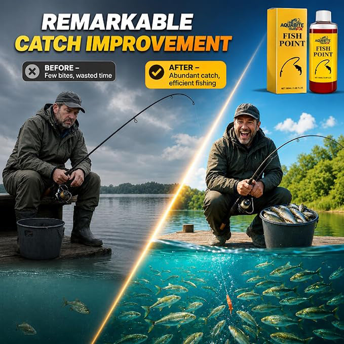 🎣 AquaBite FX™ Ultimate Fish Attractant – Fast-Acting Red Worm Formula 🐟