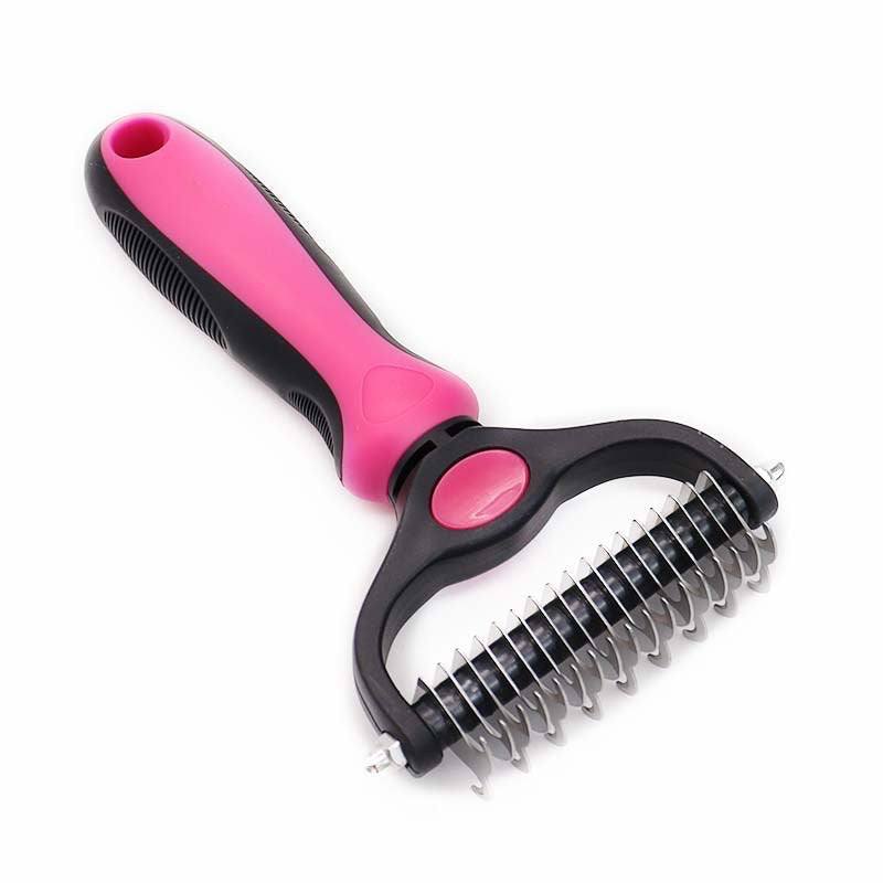 Stainless Steel Pet Dematting & Deshedding Comb