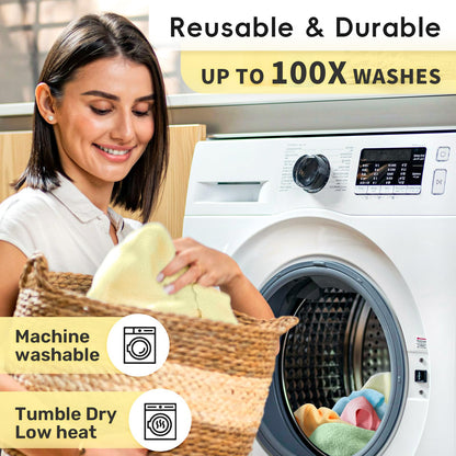 🧼🌀 Microfiber Cleaning Cloths Roll