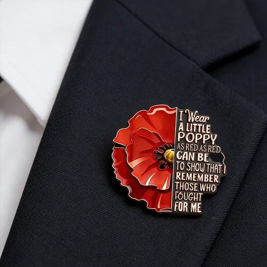 Unisex US Red Friday Exquisite Brooch