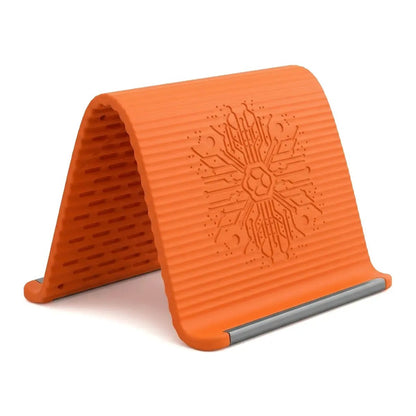 Foldable Silicone Aluminum Holder - Ergonomic Flex-Stand for All Devices