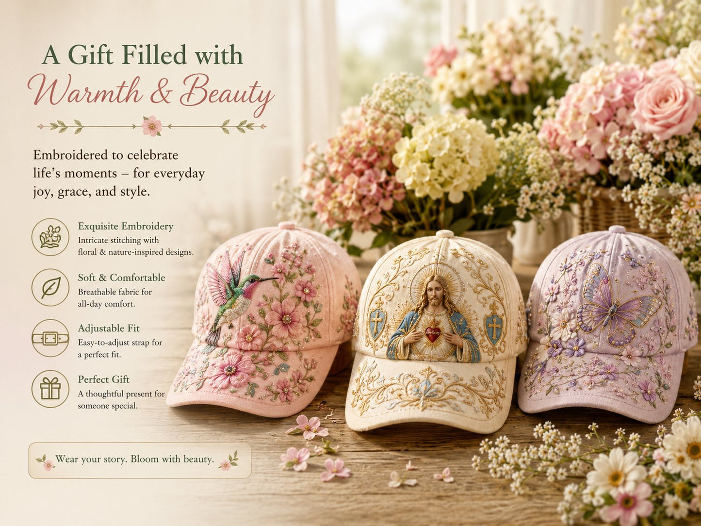 🌸🌿 Garden Morning Cap (✨2026 Limited Edition)