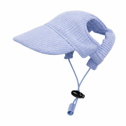 Corduroy Dog Sun Hat – Cute UV-Shade Hat for Sunny Walks
