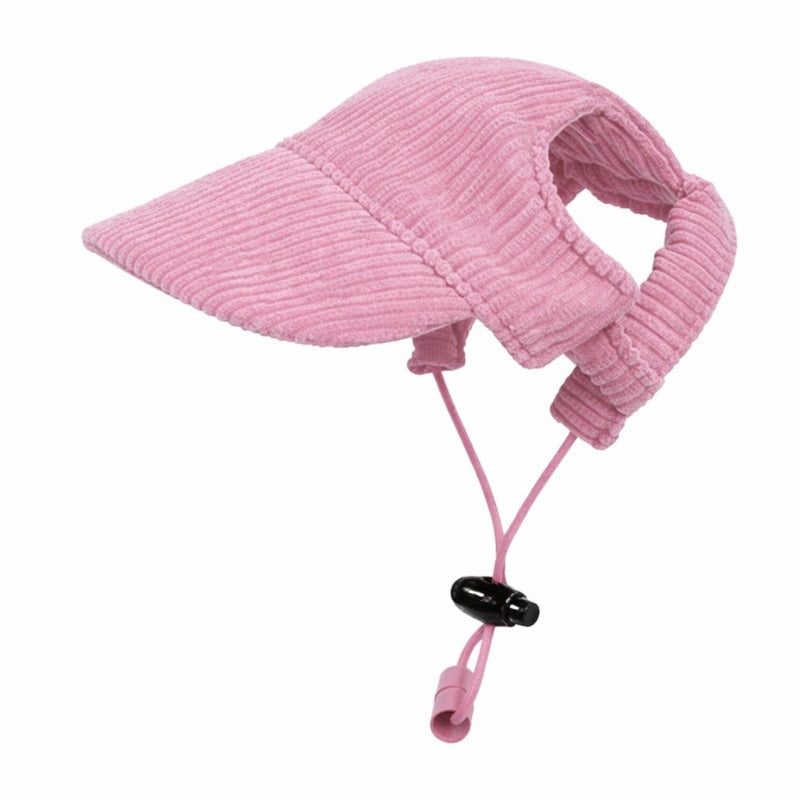 Corduroy Dog Sun Hat – Cute UV-Shade Hat for Sunny Walks