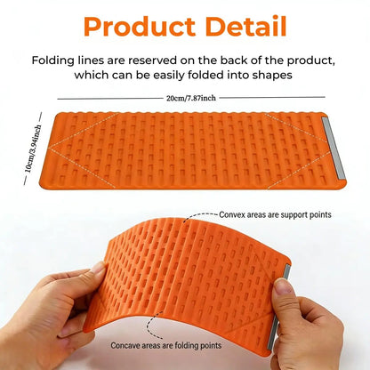 Foldable Silicone Aluminum Holder - Ergonomic Flex-Stand for All Devices