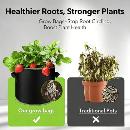 🌱[45% OFF TODAY] 5-Gallon Grow Bags (5-Pack)