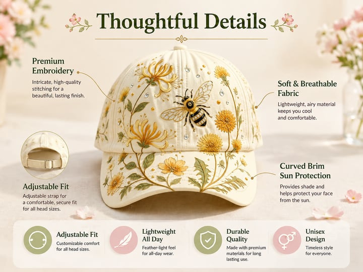 🌸🌿 Garden Morning Cap (✨2026 Limited Edition)