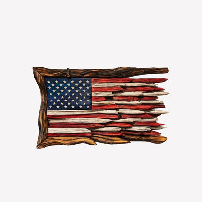 🇺🇸 America’s 250th Anniversary Handcrafted Wooden Flag Wall Art