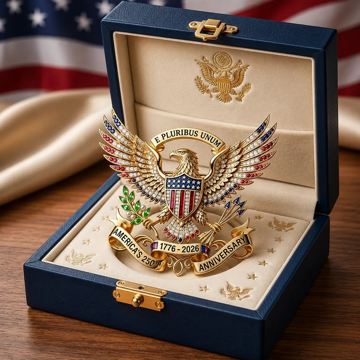 US 250th Anniversary Brooch Pin 🎖️