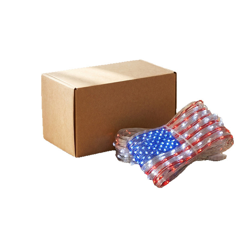 🔥 Patriotic American Flag LED Net Light