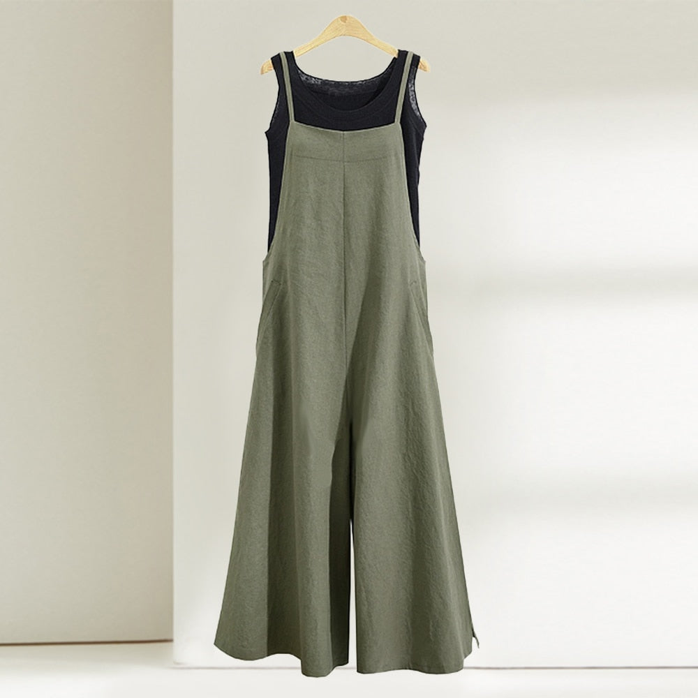 Strap Loose Jumpsuit Summer Casual