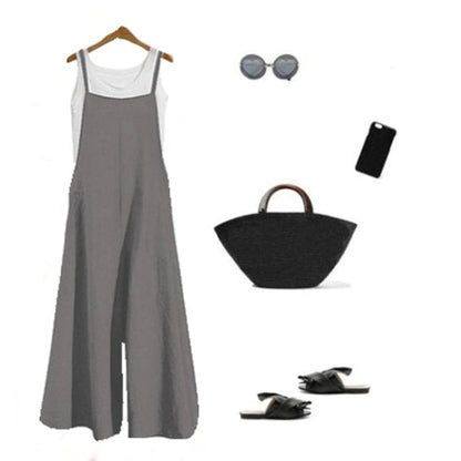 Strap Loose Jumpsuit Summer Casual
